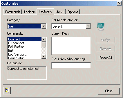 Customizing the keyboard