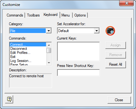 Customizing the keyboard